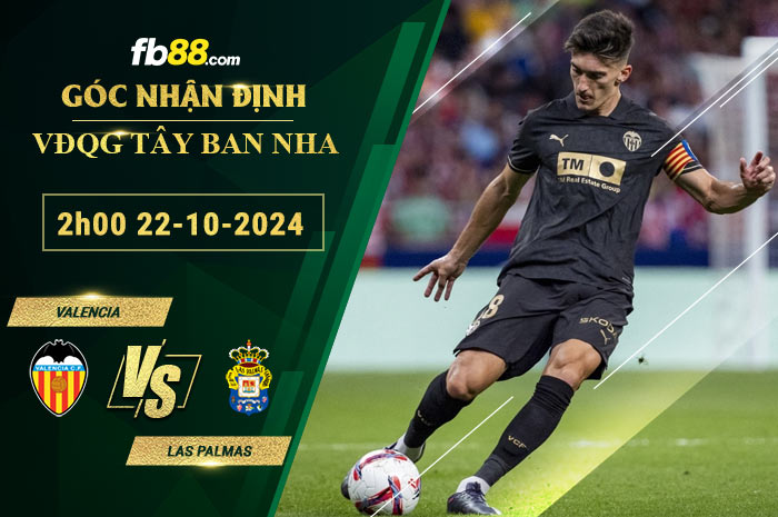 Fb88 soi kèo trận đấu Valencia vs Las Palmas