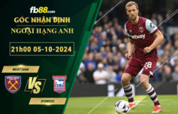 Fb88 soi kèo trận đấu West Ham vs Ipswich