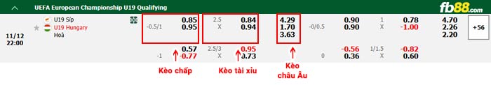 fb88-bảng kèo trận đấu U19 Đảo Síp vs U19 Hungary