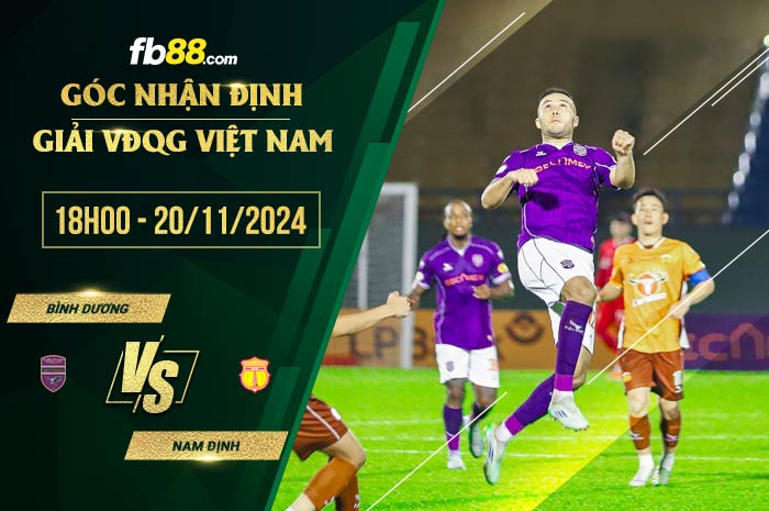 fb88-soi kèo Bình Dương vs Nam Định