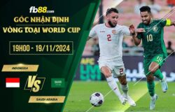 fb88-soi kèo Indonesia vs Saudi Arabia