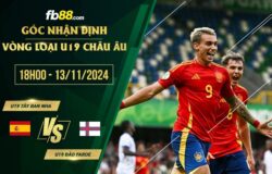 fb88-soi kèo U19 Tây Ban Nha vs U19 Đảo Faroe