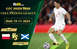 Fb88 soi kèo trận đấu Ba Lan vs Scotland