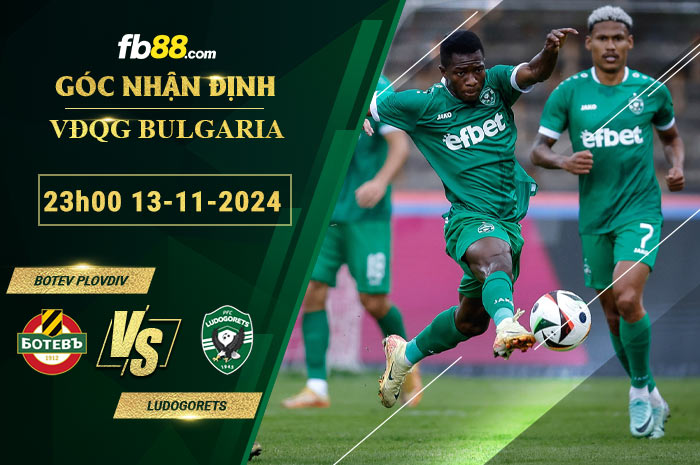 Fb88 soi kèo trận đấu Botev Plovdiv vs Ludogorets