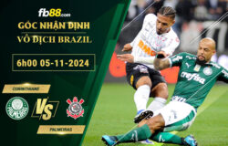 Fb88 soi kèo trận đấu Corinthians vs Palmeiras