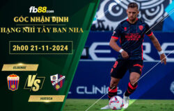 Fb88 soi kèo trận đấu Eldense vs Huesca