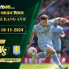 Fb88 soi kèo trận đấu Liverpool vs Aston Villa