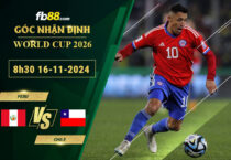 Fb88 soi kèo trận đấu Peru vs Chile