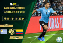 Fb88 soi kèo trận đấu Uruguay vs Colombia